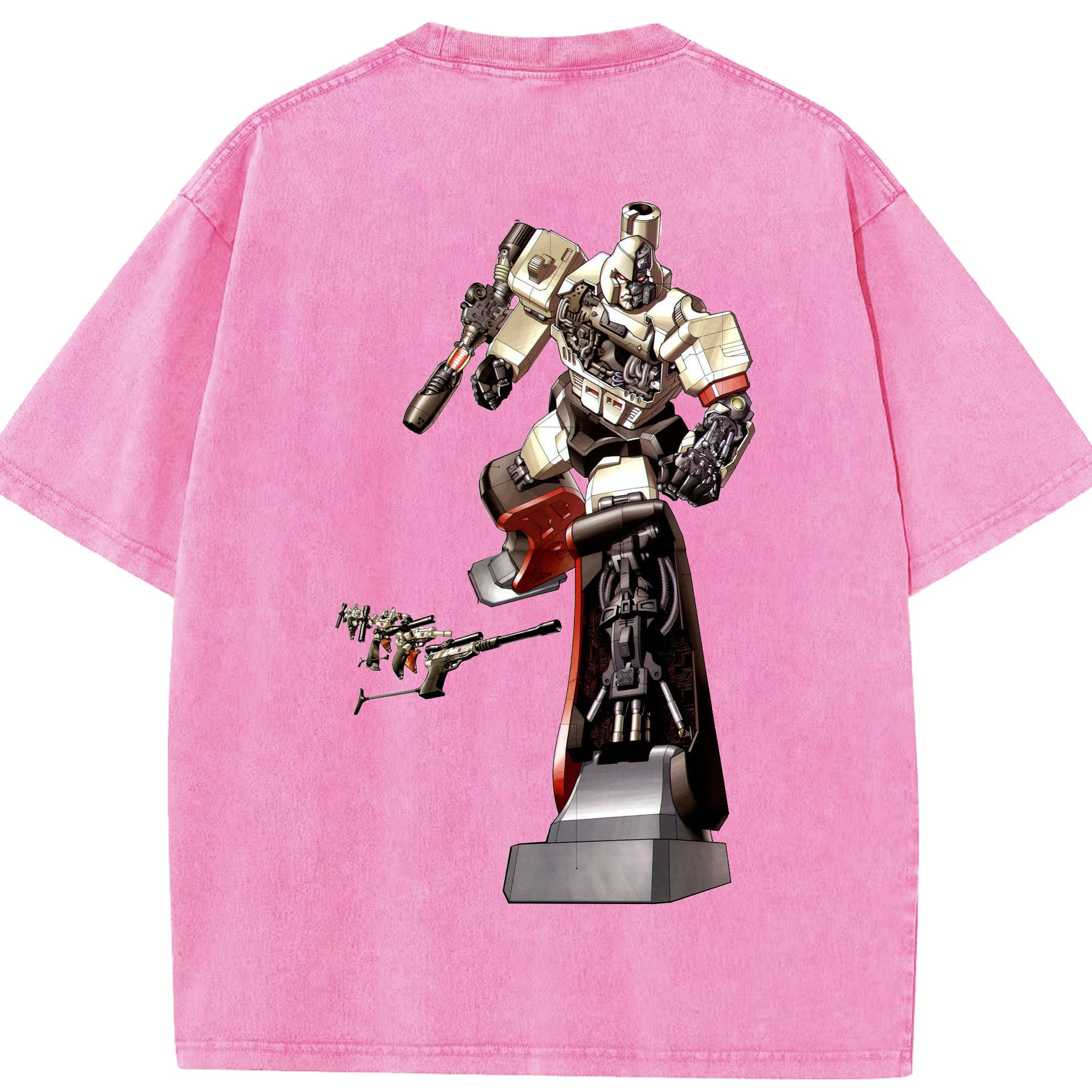 （画像用）  綿100% ヴィンテージ風 半袖Tシャツ（背面プリント）